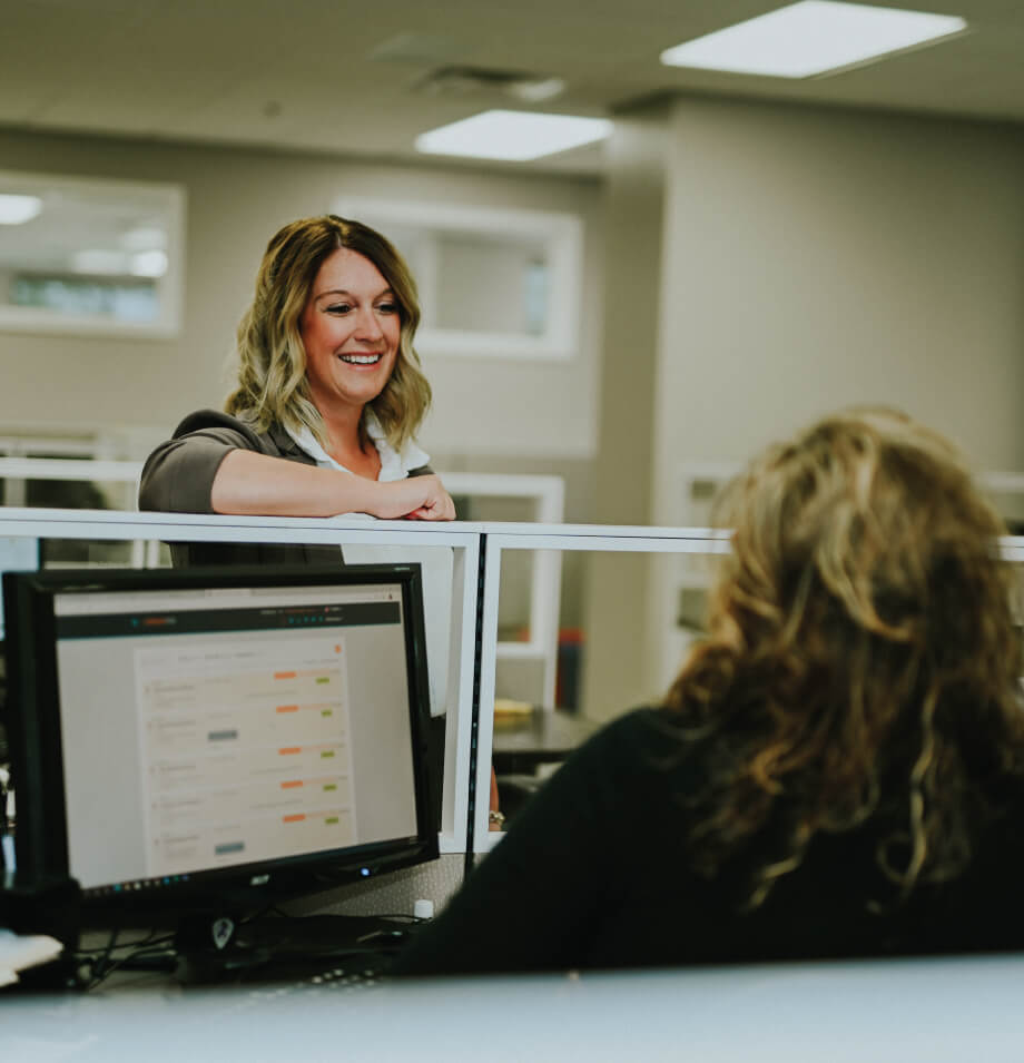 Planes Companies Coworkers Talking in the Office