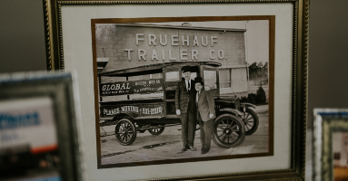 Planes first moving truck - vintage-photo